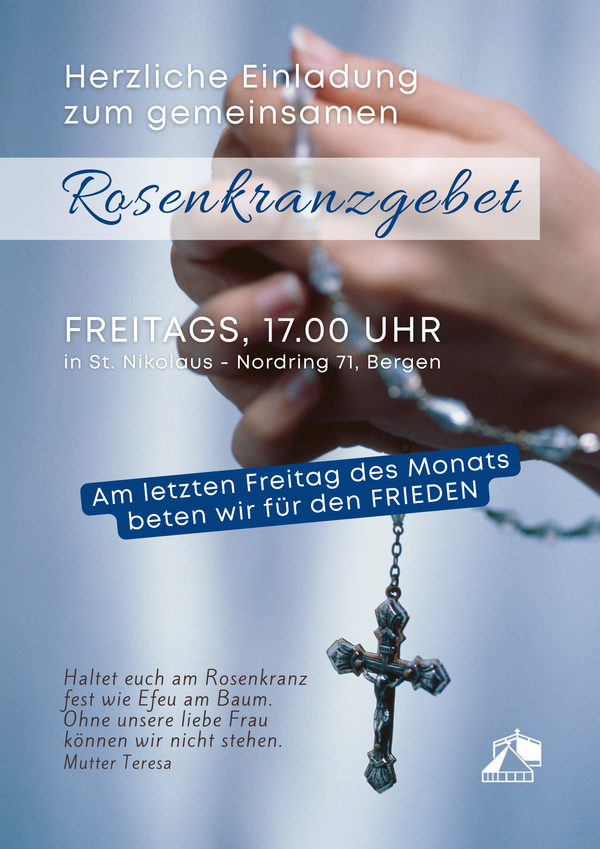 Rosenkranzgebet - St. Nikolaus, Bergen